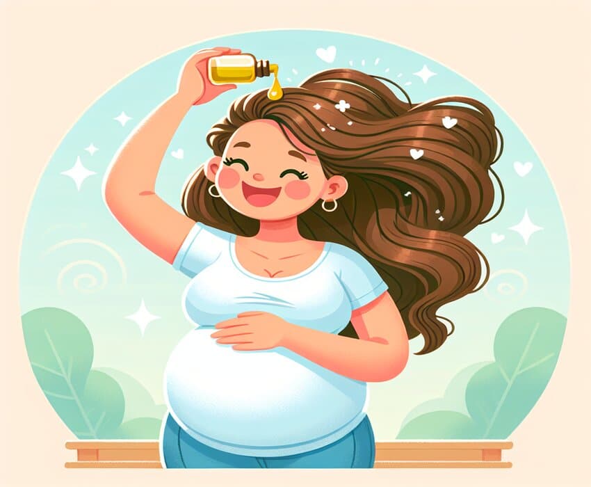 ما هي الطرق الآمنة لاستخدام زيت الخروع للشعر أثناء فترة الحمل؟