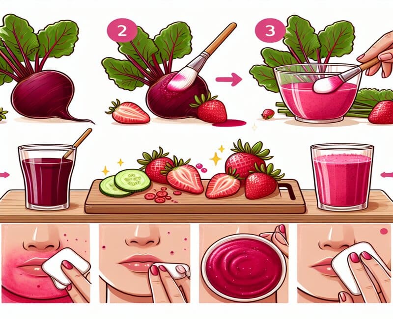 نصائح هامة قبل استخدام عصير البنجر والفراولة على البشرة